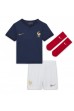 Frankrike Karim Benzema #19 Babyklær Hjemme Fotballdrakt til barn VM 2022 Korte ermer (+ Korte bukser)